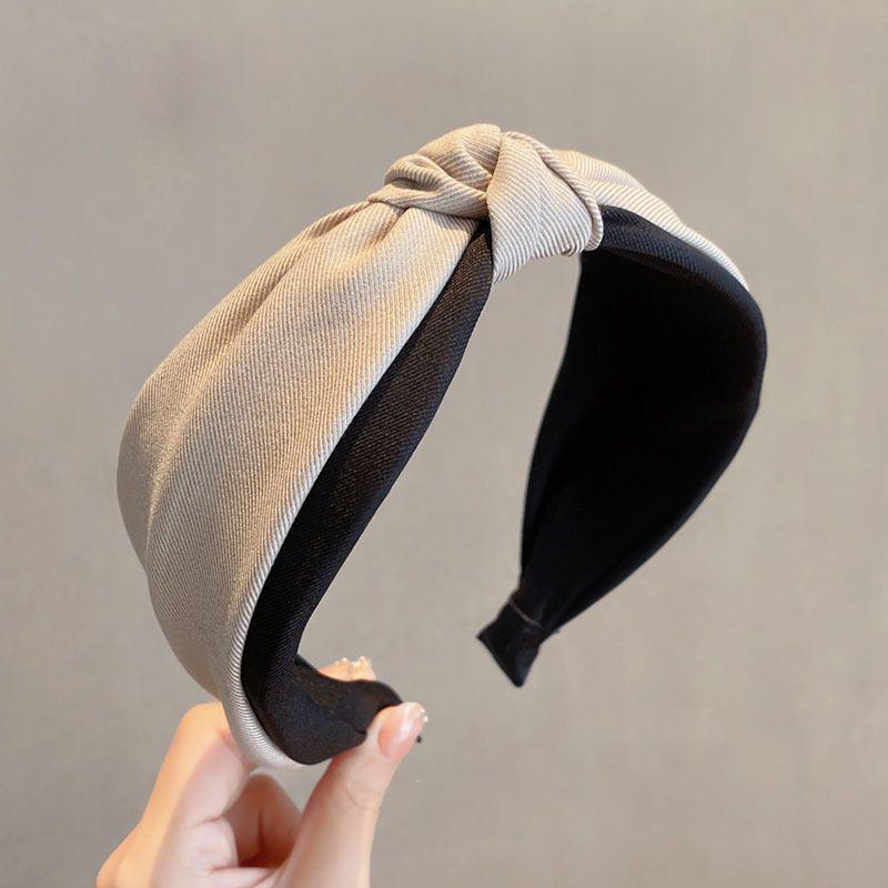 Women's Retro Wide Headband: Versatile Hair Clip for Washing Face & Masks