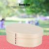 Durable 3 Compartment Wooden Bento Box Wooden Material Lunch Box Container Snack Organizer Box For Workers