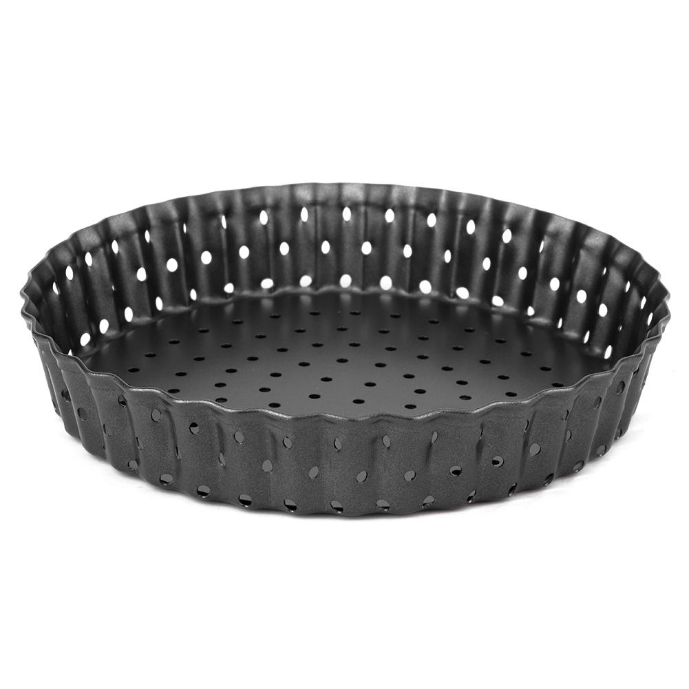 

Бытовая утолщенная антипригарная форма для пиццы из углеродистой стали противень для выпечки кухонные принадлежности для выпечки(M (8in) )