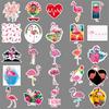 50 Flamingo Animal Graffiti Stickers for Kids - DIY Water Bottle, Skateboard, Luggage & Stationery Decor