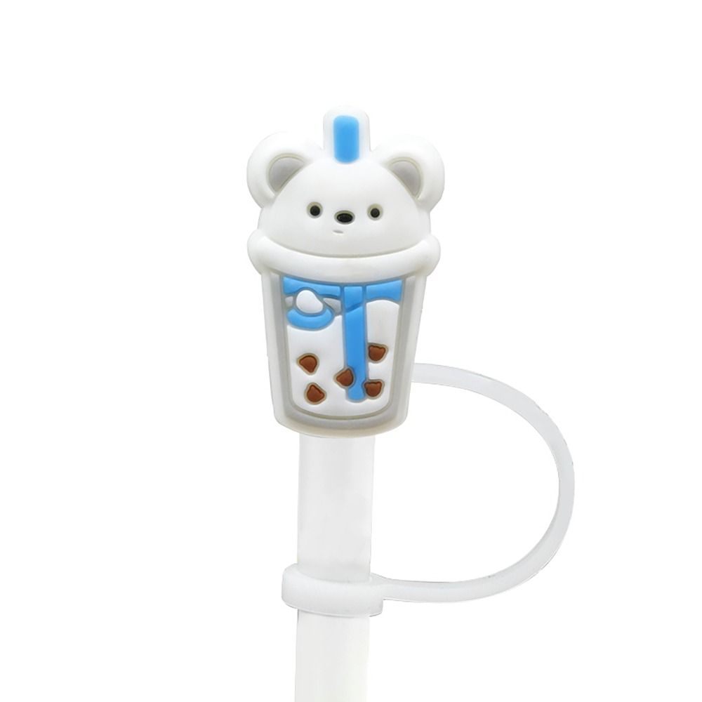 Good Sealing Straw Cover Cap Cap Protector Straw Topper Compact Straw Tips Lids  for Party Supplies