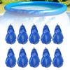 10PCS Pool Cover Weights PVC Water Bags Antifreezing Winter Swimming Pool Cover Hanging Bag for   Ground Pools