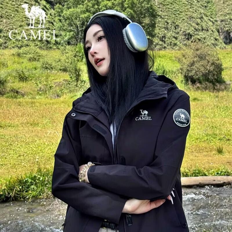 Camel 3-in-1 Waterproof Hardshell Fleece Jacket