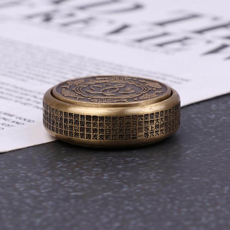 Zen Buddha, alamă, cupru, cu vârful degetelor, giroscop, spinner, jucării de birou pentru ameliorarea stresului