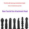 Modified Erotic Silicone Fascia Gun Massage Head for Muscle Relaxation
