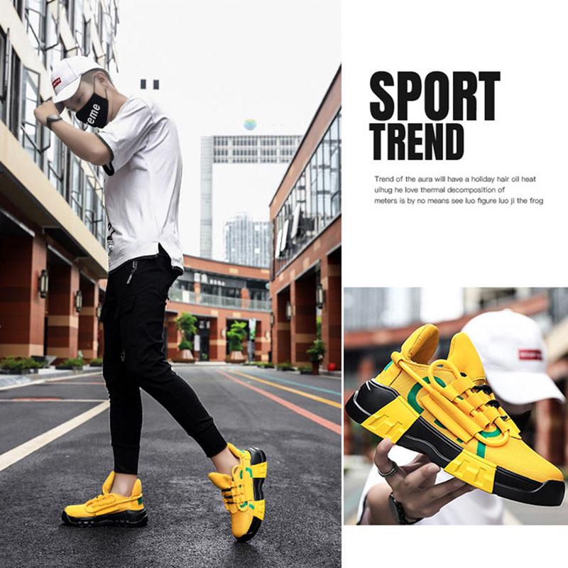 Мужские кроссовки с сетчатой ​​дышащей баскетбольной обувью — фото 8