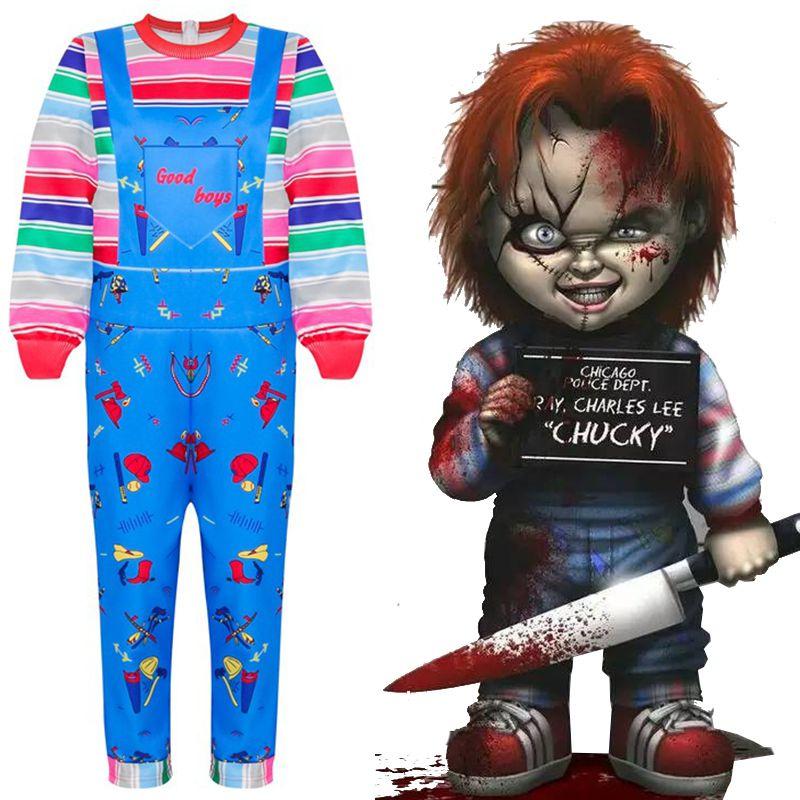 Adorable Child's Play Licensed Chucky Costume For Halloween Kids Fancy Dress