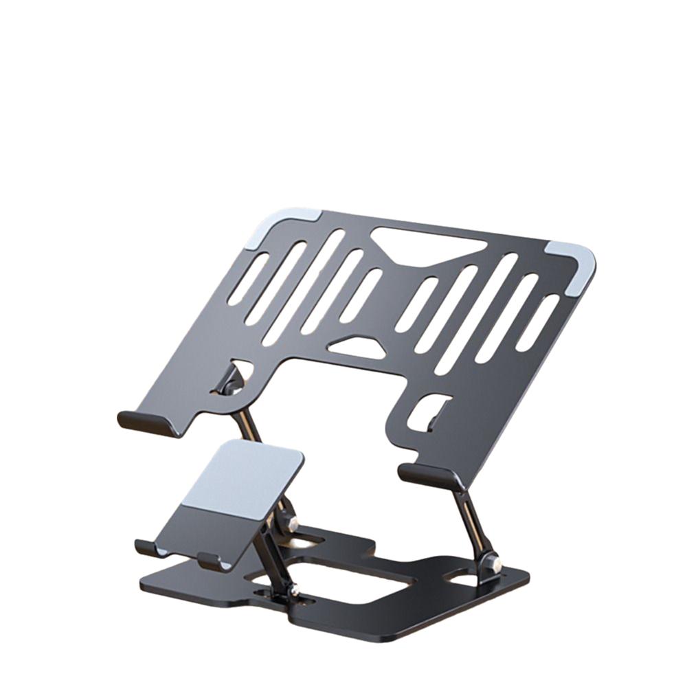 Carbon Steel Tablet Stand Foldable Cooling Bracket High Quality 2-in-1 Laptop Stand Office