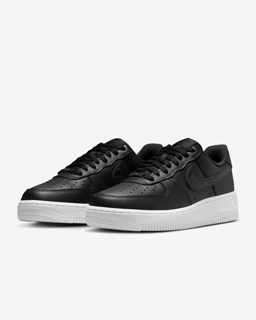 IO4837-001 Nike Air Force 1 '07 SE Black Neutral Grey White Black (Women's)