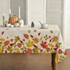 Autumn Maple Leaves Rectangle Tablecloth Holiday Wedding Party Decor Thanksgiving Fall Harvest Table Cover For Dining Room Decor