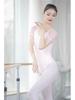Women's Backless Short Sleeve Ballet & Gymnastics Leotard with Chest Pads