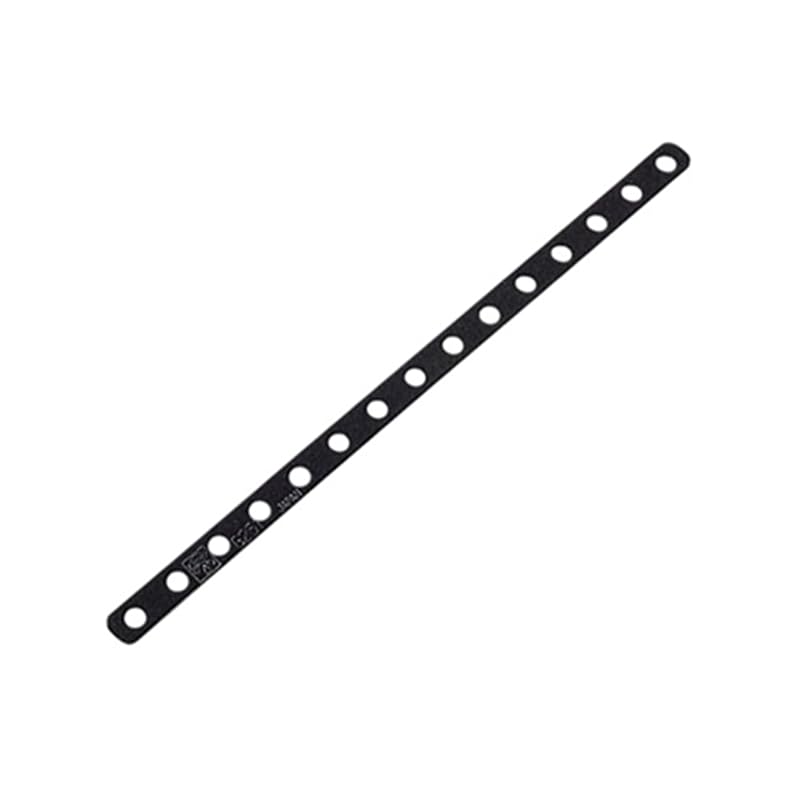 Amon Mounting Bracket, Black, 7mm Hole Diameter, 15 X 300mm, Also Suitable for Motorcycle Accessory Mounting Brackets, G251