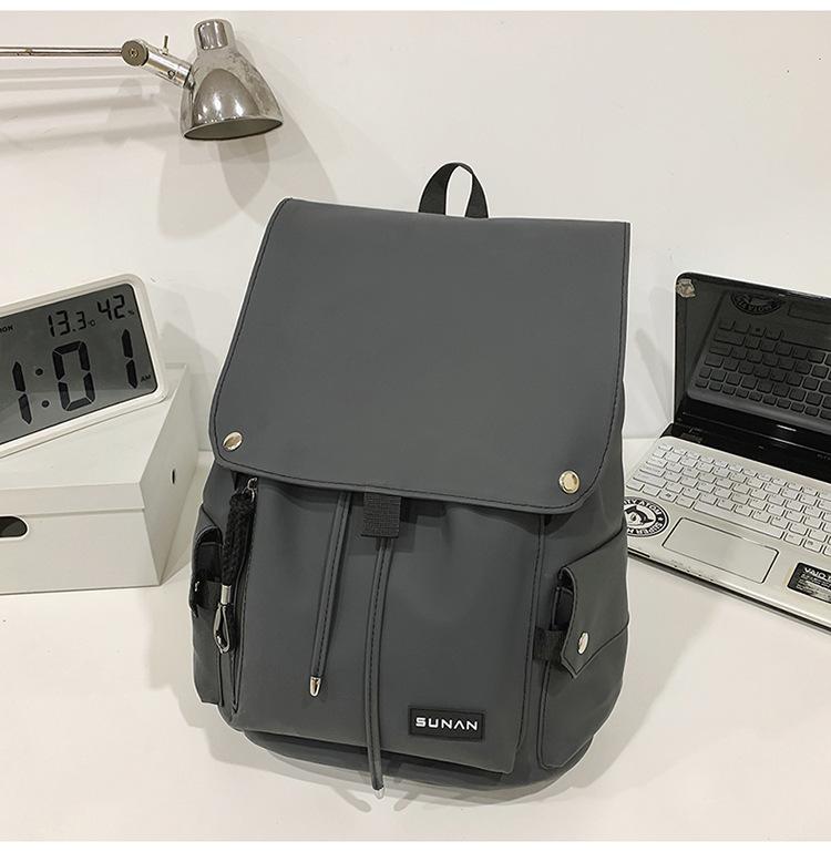 Schoolbag schoolbag male high school student college student trendy brand large capacity backpack computer bag versatile backpack lightweight spine