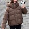 Fashion Women's Coats Winter Short Parkas Hooded Casual Loose Thick Warm Outerwears Women Jackets