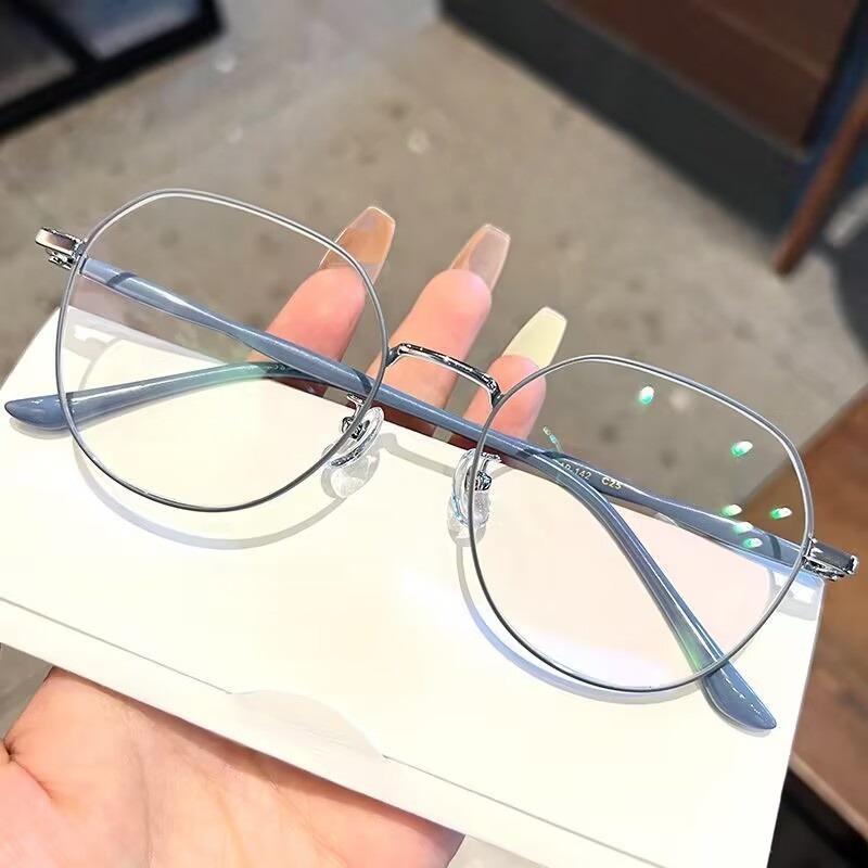 

Anti Radiation Classical Metal Retro Eyeglass Fashion Unisex Anti Blue Light Glasses синий