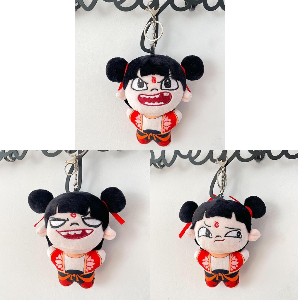 Nezha Plush Demon Doll Backpack Accessory Figurine Decoration Design Pendant