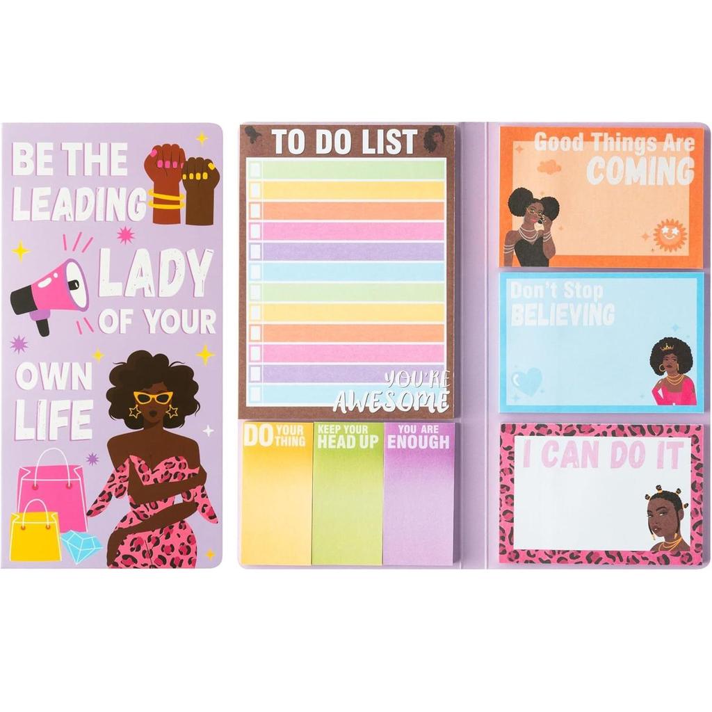 Large Cartoon Sticky Notes Set Blackboard Self-Stick Note Pads Teacher Appreciation Gift Writing Memo Pads Stationery