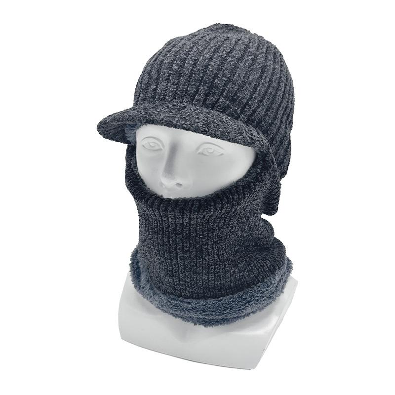 Wool Hat for Men and Women, Winter Pullover Hat, Warm Mask, Cycling, Wind-proof, Northeast Hat, Scarf, Scarf and Neck Integrated Hat
