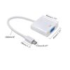 Mini DisplayPort to VGA Adapter Cable DisplayPort to VGA Conversion Line Support Mini DisplayPort V1.2
