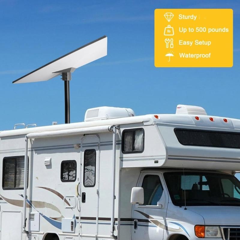 Satellite Dish Support Holders Bracket Adapter Structure Easy Installation for Gen 3 Outdoors Enthusiasts Quick Assembly