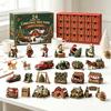 Holiday Gift for Boys 2026 Christmas Tree Farm Advent Calendar, 24 Days Countdown Box with Mini Figures And Accessories Kids Collectors, Festive