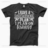I Have A Retirement Plan I Plan On Fishing Man Graphic T Shirts Summer Fashion Casual High Quality Cotton Tshirt Streetwear