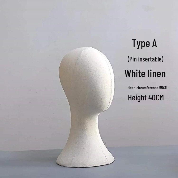 

Подставка-манекен для головы, обтянутая тканью, для демонстрации париков, шляп, шелковых шарфов, серег и ожерелий