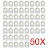 50PCS Curtain Track Gliders Runners Eyes Hooks for Micro Gliss Campervan/Caravan Track 10X6mm Slim Camper Accessories