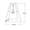 VaHppy Swing + Stand Έπιπλα Sex 1,97*1,66M 16,5KG από ανοξείδωτο ατσάλι ανθεκτικό σε πολλαπλές θέσεις σεξ Ράφι swing SM BDSM