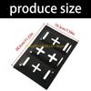 U2JA Iron Automotive Battery Tray Adjustable Universal Battery Hold Down Tray Bracket for Safe Vehicle Storage
