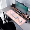 Kawaii Cute Angel Girl Mouse Pad Large Non-slip Rubber Gaming Mat Office Desk Accessories Set Up Computer Desk Mat Rug Mouse Mat