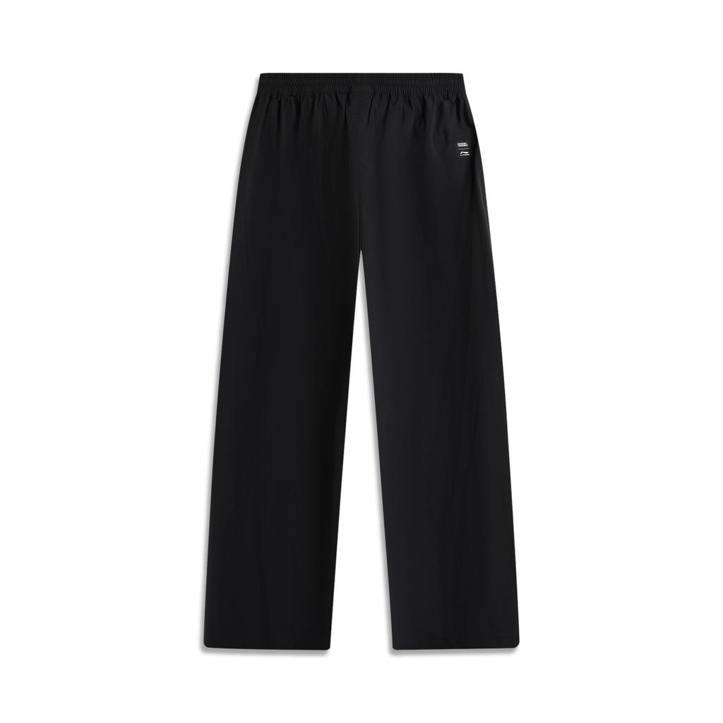 Li Ning X League Of Legends Collaboration Simple Versatile Comfortable Straight Loose Casual Pants Women Bottoms Black AKXV330-2