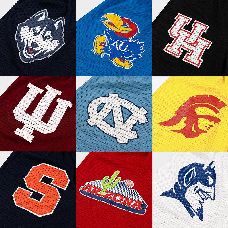 Unisex Amerikanische EE Schnelltrocknende Mesh-Sportshorts zum Laufen & Radfahren - Oberhalb des Knies