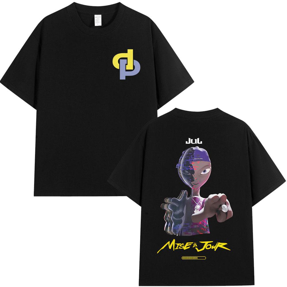 

Rapper Jul Graphic Tshirt Unisex Women Clothing Fashion Hip Hop Y2K Shirt Casual High Quality Cotton Short Sleeve Oversized Tops 4XL