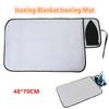Foldable Ironing Blanket Ironing Mat Thick Portable Travel Ironing Pad Isolate Heat Pad Cover For Washer Dryer Table Top Counter