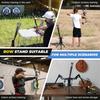 Compound Bow Holder Carbon Steel Archery Stand, Foldable Compact Storage Rack, Equipment Protection Large Capacity Ground for And Traditional