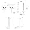 Gothic Inspired Hoop Earrings Star/Thorns Rivet Ear Buckles Fashion Ear Accessories for Theme Gatherings and Event