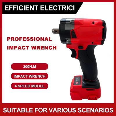 For Milwaukee Brushless Cordless 1/2 Electric Wrench Car Truck Repair Screwdriver Impact Drill Rechargable 18V Battery Tools