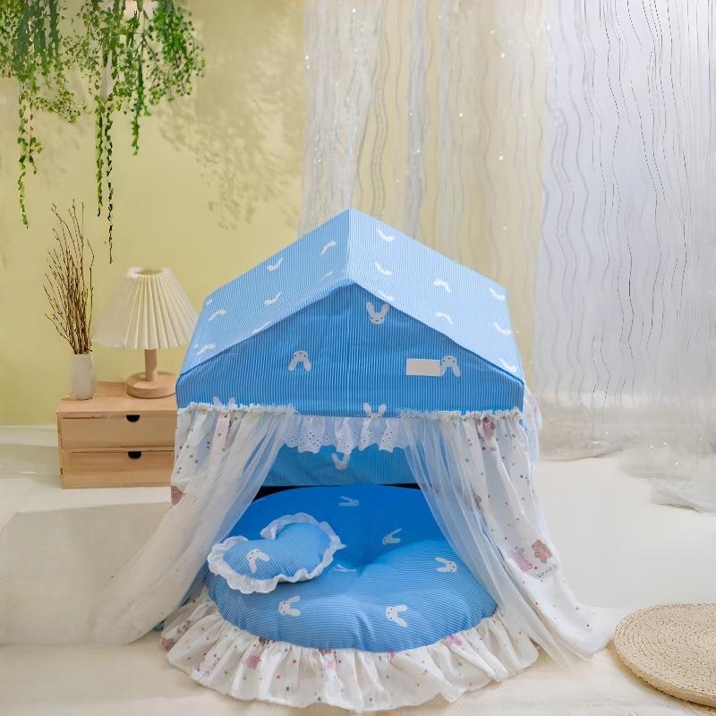 Love Pillow Pet Bed For Dog With Dog Cushion Girl Boy Indoor Puppy Accessories Home Tent House For Small Breeds Animal Camping
