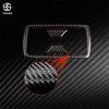 Rear Water Cup Holder Carbon Fiber Sticker for Toyota RAV4 XA50 2019 2020 2021 2022 2023 2024 Accessories