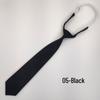 Navy Blue Solid Color Tie for Men and Women - JK Sailor Suit Style