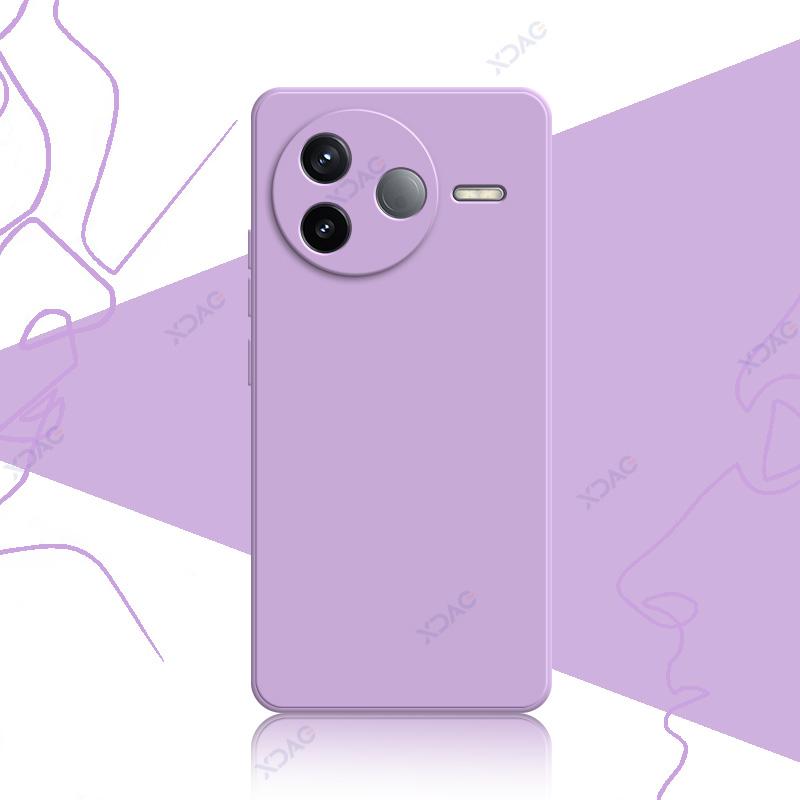 Mobile Phone Cases for Xiaomi Redmi K80 Pro 5G 6.67" RedmiK80 K80Pro 360 Soft Luxury Square Liquid Silicone Back Covers