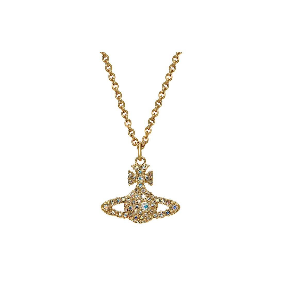 Vivienne Westwood Grace Bas Relief Pendant Necklace Women necklace Brass 63020092R114R114 Box