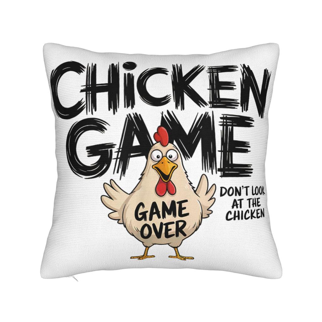Chicken Game Dont Look At The Chicken Pillowcases Merch Printing Cushion Cover Gift  Throw Pillow Case Cover Sofa Multi Size
