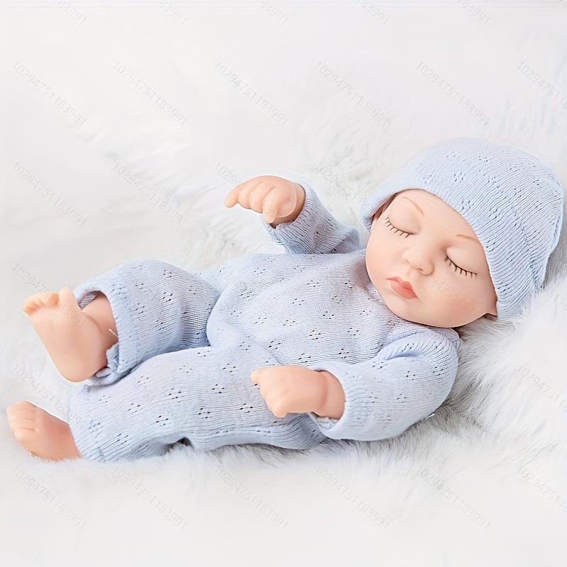 7-Inch Mini Reborn Doll with Full Body Soft Silicone - Realistic Design, Small Size, Exclusive Edition