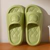 Fashion Lightweight Soft Sole Summer Slippers Women Solid Color Non-Slip Indoor Slides Woman Flat Heel Casual Couple Bathroom Flip Flops