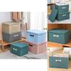 Cotton Linen Fabric Clothes Storage Box For Home Organization