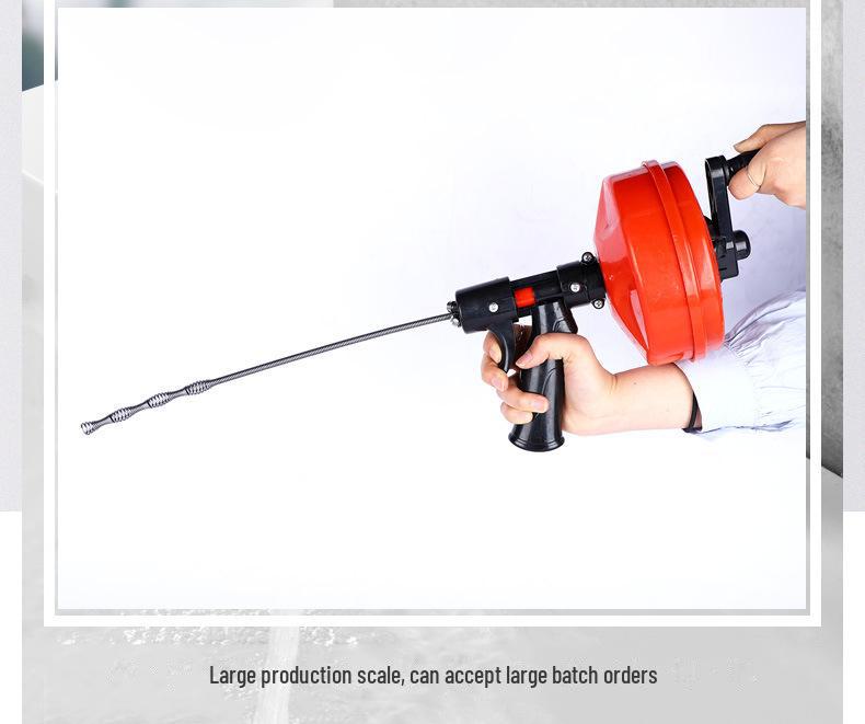 Electric Sewer Dredger: Clears Toilet, Kitchen, Bathroom, and Floor Drain Blockages.