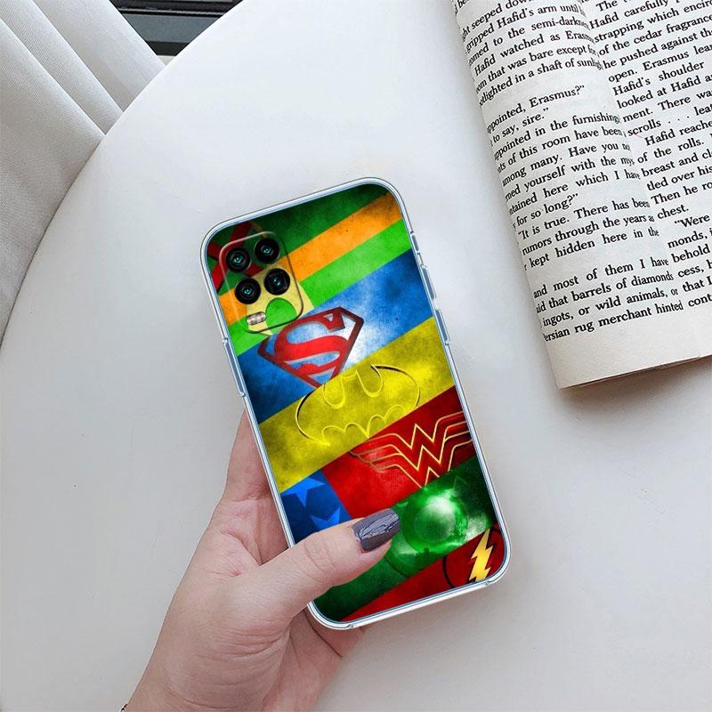 Transparente Handyhülle im Justice League-Design für Motorola Moto Edge 20, 30, 40, 50, S30, Fusion, Ultra Pro, Neo Lite