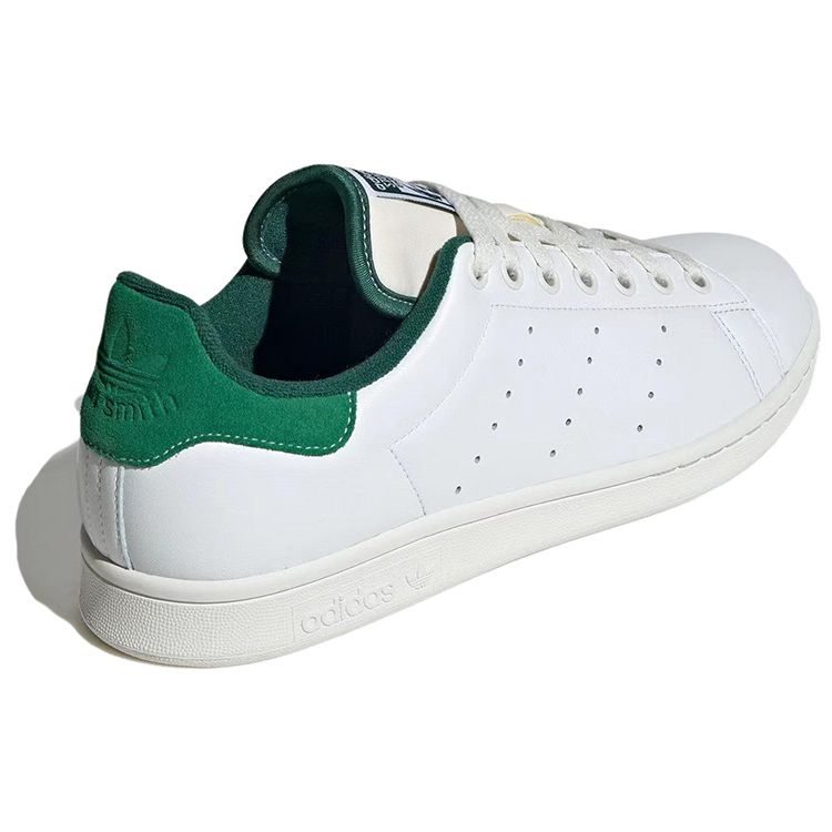 adidas Stan Smith White Green Suede Heel Men Sneakers Cloud-White Crystal-White ID2007